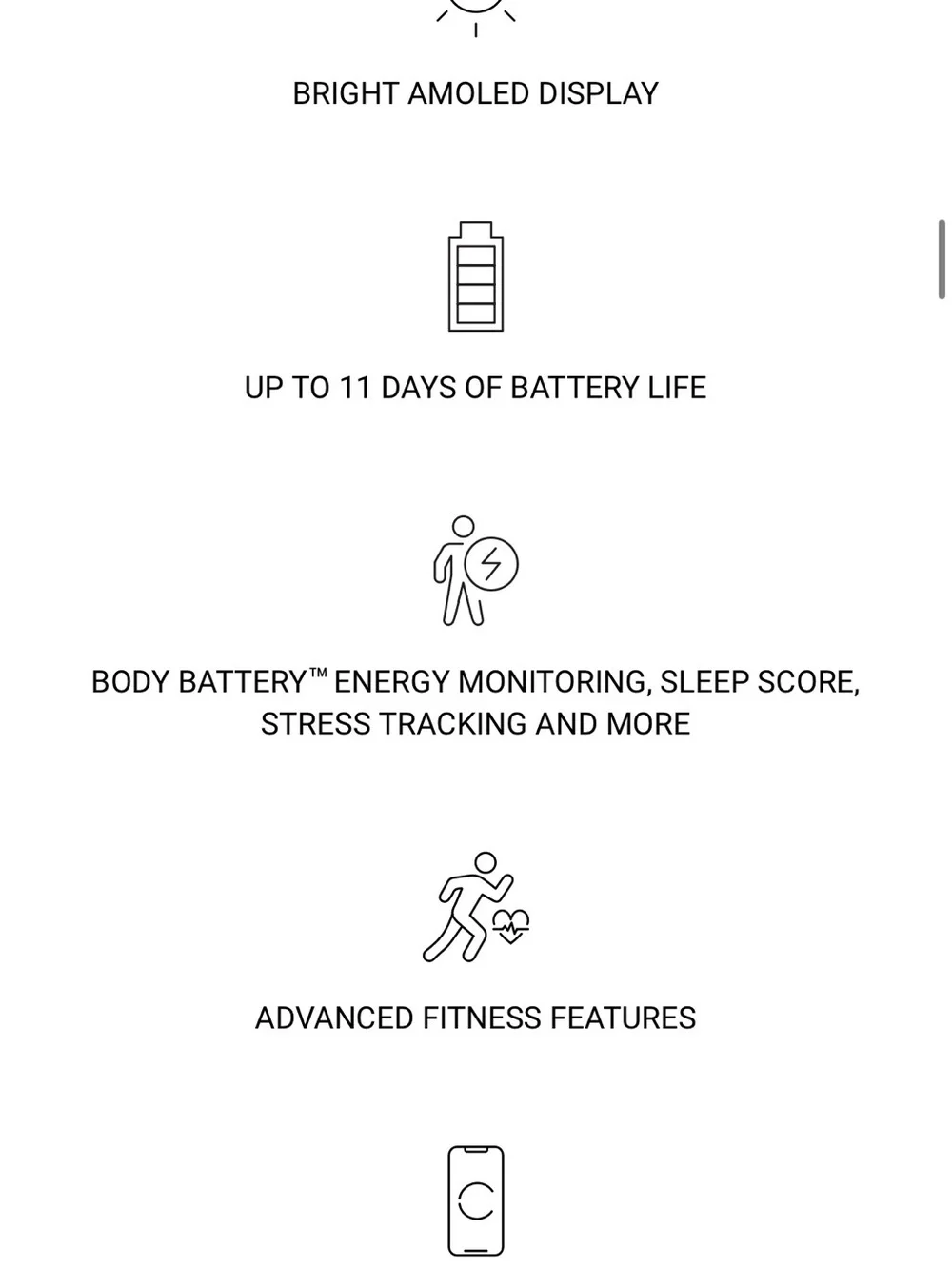 garmin vívoactive 6 Lunar Gold with Bone Band